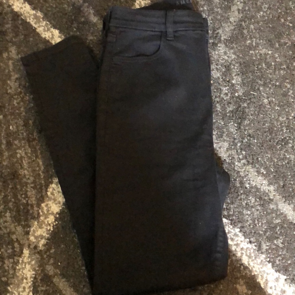 Size 10 along black American Eagle Jeans
